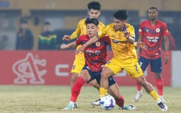 Bảng xếp hạng V-League mới nhất: CLB CAHN văng khỏi tốp đầu, cuộc chiến nhóm cuối căng thẳng