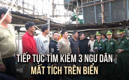 Bình Định: Tàu cá bị chìm, 1 ngư dân tử vong và 4 người mất tích