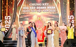 Nữ thạc sĩ Anh ngữ đăng quang Hoa hậu Doanh nhân Quốc gia Việt Nam 2025