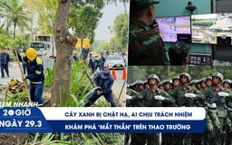 XEM NHANH 20H 29.3: Cây xanh bị chặt hạ, ai chịu trách nhiệm | Khám phá ‘mắt thần’ trên thao trường