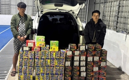 Quảng Trị: Chở 130 kg pháo lậu trên ô tô, bị bắt quả tang