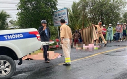 Chồng chở vợ đi khám thai, cả hai bị tai nạn tử vong tại chỗ