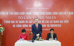 Tổng Bí thư Tô Lâm gặp gỡ cộng đồng người Việt Nam tại Indonesia