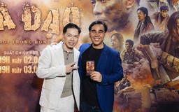 Nghệ sĩ Lê Thiện, Quyền Linh mừng Thái Hòa ra mắt phim 'Địa đạo'