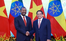 Trọng thể lễ đón Thủ tướng Ethiopia thăm chính thức Việt Nam