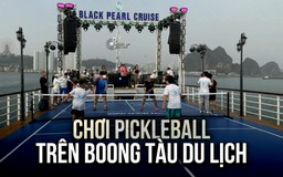 Khách chơi pickleball, nhảy từ boong tàu xuống vịnh Hạ Long: Lo ngại về 'tàu sân khấu'