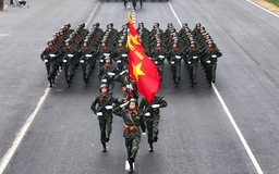 Hôm nay, lực lượng diễu binh, diễu hành Bộ Quốc phòng vào Nam bằng tàu hỏa