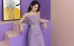 Diện đẹp đơn giản với chân váy chữ A
