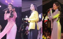 Cẩm Ly, Phương Mỹ Chi hát dân ca giữa hàng chục ngàn khán giả