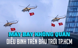 Sáng 30.4, ngắm nhìn TP.HCM từ máy bay của Quân chủng Phòng không - Không quân