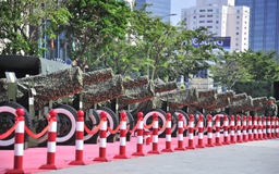 Lắp đặt 15 khẩu pháo phục vụ lễ kỷ niệm 50 năm đất nước thống nhất