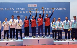 Đua thuyền Việt Nam xuất sắc giành HCV châu Á, thắng chủ nhà Trung Quốc rất mạnh