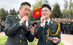 Thượng sĩ Việt Nam kể chuyện sau màn song ca gây sốt với quân nhân Trung Quốc tại Nga