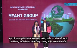 YeaH1 và Trường ĐH Văn Lang thắng lớn tại lễ trao giải VNPR Awards 2025