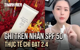 Thu hồi kem chống nắng do công ty chồng Đoàn Di Băng phân phối

