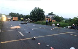 Bình Phước: Tìm thấy xe tải liên quan vụ tai nạn khiến 1 người tử vong