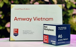 Amway đứng Top 6 Nơi làm việc xuất sắc hàng đầu Việt Nam 2025