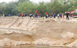 Vụ dân mang trống, loa phản đối khai thác cát: Phạt chủ mỏ 249 triệu đồng