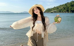 Chống nắng cực chất với mũ rộng vành