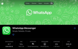 WhatsApp chính thức có mặt trên iPad