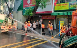 Đã kiểm soát được 'suối bùn' phun trào từ hầm tàu metro Nhổn - ga Hà Nội