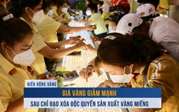 Biến động vàng ngày 29.5: Giá vàng lại 'nhấp nhô'