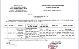 Truy tìm thuốc Theophylline chỉ có 6,3% hàm lượng hoạt chất