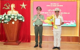 Thiếu tướng Nguyễn Thanh Hưởng được bổ nhiệm lại chức vụ Phó giám đốc Công an TP.HCM