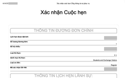 Mỹ cấp rồi lại hủy lịch phỏng vấn visa du học của người Việt