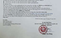 Lừa đảo học bổng du học: Văn bản Trường ĐH Tôn Đức Thắng, con dấu… Bộ GD-ĐT