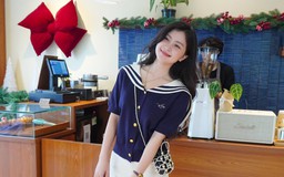 Nét chấm phá độc đáo cho phong cách với áo thủy thủ