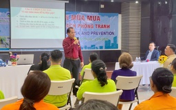 VWS tổ chức tập huấn an toàn mùa mưa cho người lao động