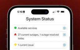 Hàng loạt dịch vụ của Apple ngừng hoạt động trên diện rộng