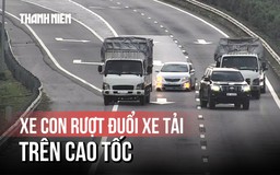 Tài xế xe con 'ép' 2 xe tải trên cao tốc vì nghi ăn gian sắt vụn