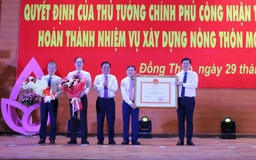 Đồng Tháp, Tiền Giang được công nhận hoàn thành xây dựng nông thôn mới