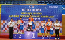 TP.HCM xuất sắc giành 5 HCV giải cầu lông các nhóm tuổi thiếu niên quốc gia