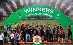 Đội CAHN thắng đậm SLNA 5-0: Vô địch Cúp quốc gia với tiền thưởng 2 tỉ đồng