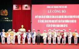 Ra mắt 126 trưởng công an xã, phường của Hà Nội