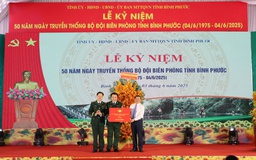 Bình Phước tổ chức Lễ kỷ niệm 50 năm ngày truyền thống Bộ đội biên phòng