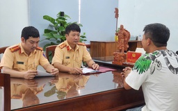 CSGT tỉnh Bình Định vạch trần 2 người gian dối khi nộp phạt giao thông