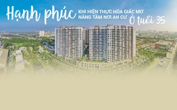 Hạnh phúc khi hiện thực hóa giấc mơ nâng tầm nơi an cư ở tuổi 35