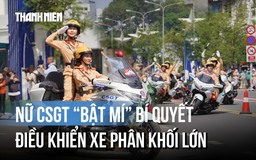 'Vinh quang CAND Việt Nam': Nữ cảnh sát bật mí bí quyết lái siêu mô tô dẫn đoàn