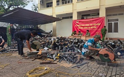 Kon Tum: Tiêu hủy hơn 1.000 khẩu súng và 12.000 viên đạn