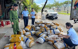 Đà Nẵng: Tạm giữ 700 kg mực khô bốc mùi, vô chủ tại âu thuyền Thọ Quang