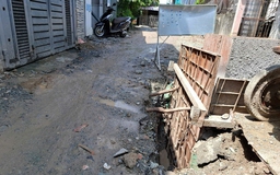 Khổ sở vì đường thi công quá lâu