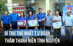 Bí thư thứ nhất T.Ư Đoàn thăm lực lượng tình nguyện các tỉnh biên giới 