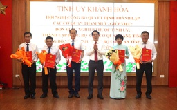 Khánh Hòa chỉ định nhân sự nhiều vị trí chủ chốt