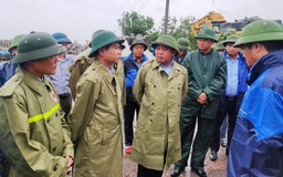 Bộ NN-MT kiểm tra công tác ứng phó bão số 3 tại Ninh Bình