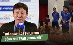 HLV Kim Sang-sik thúc tinh thần học trò: ‘Đá trận gặp Philippines như trận chung kết’