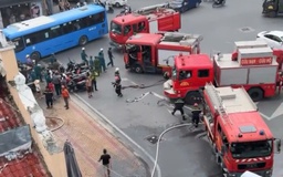 TP.HCM: Chập điện gây cháy ở chợ Thủ Đức